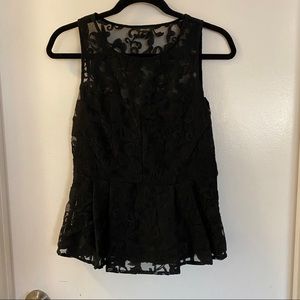 Black Lace Top